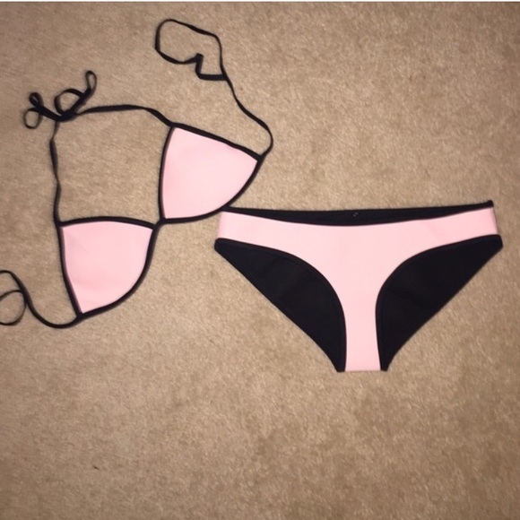 triangl swimwear Other - Pink neoprene suit NWOT