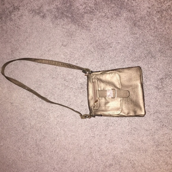 Metallic crossbody