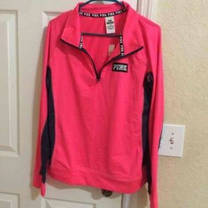 Victoria's Secret PINK pullover pink w/gray
