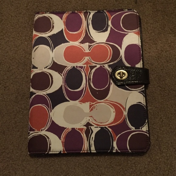 Coach iPad cover