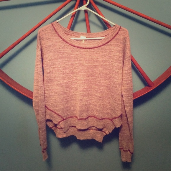 FREE PEOPLE xs long sleeve knit pullover sweater