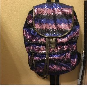 Brand new multicolor backpack & coin purse