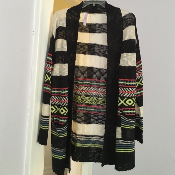 Aztec print long sweater - Picture 1 of 3