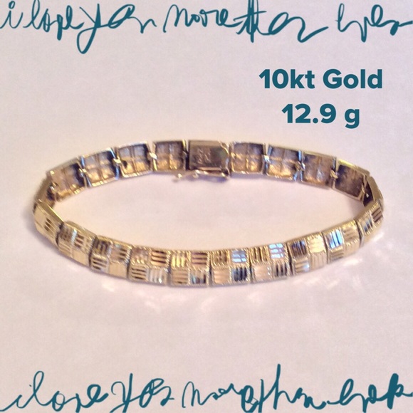 Jewelry - 10  Kt Gold Bracelet.   12.6 g