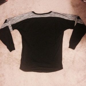 Victoria's Secret black long sleeve crewneck