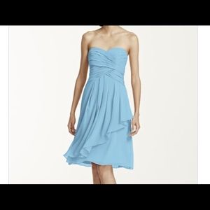 David's Bridal Capri Bridesmaid Dress