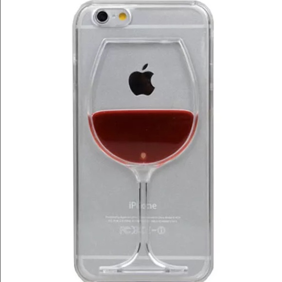Accessories - 🍷Super cute IPhone 6S PLUS Wine Glass Case 🍷