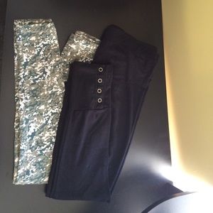 Leggings (print and black)