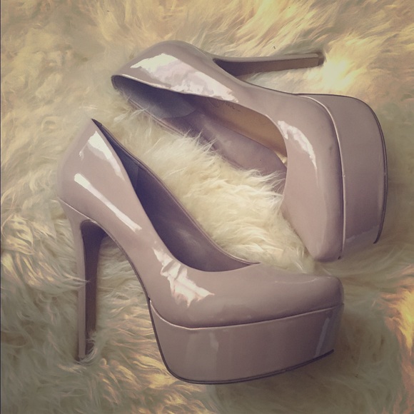 Jessica Simpson Waleo Nude Patent Pump 8