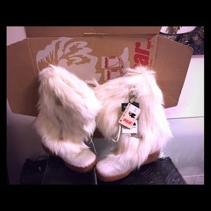 Fur Boots (handmade Italian) Made in Italy