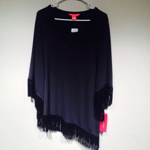 Hippie-Inspired LBD with Fringe & Asymmetrical Hem