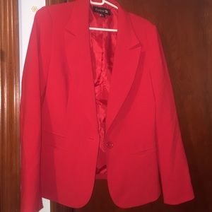 Red blazer