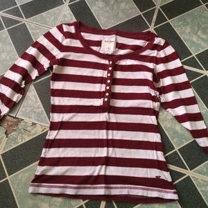 Abercrombie & Fitch stripe half sleeve :)