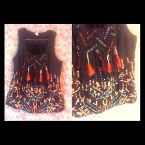 Sleeveless anthropologie top