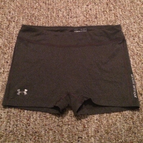 Under Armour compression shorts.