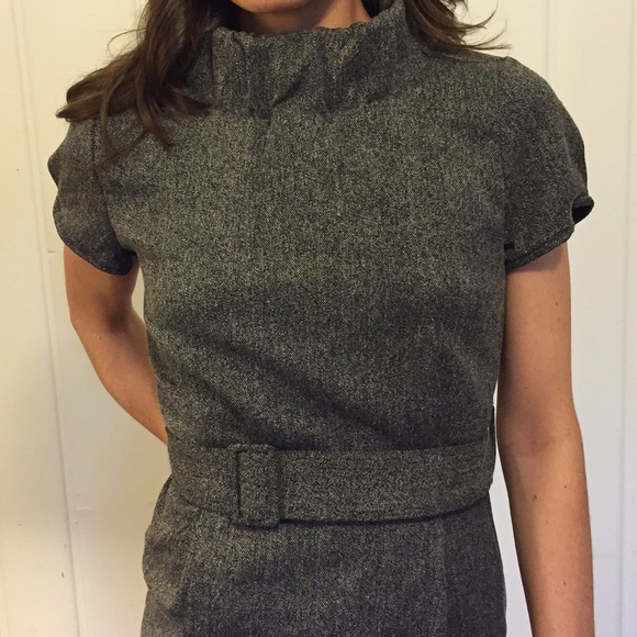 Heather Grey High Waist Dress - Picture 4 of 4