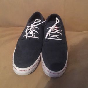 Navy blue nike canvas shoes MENS
