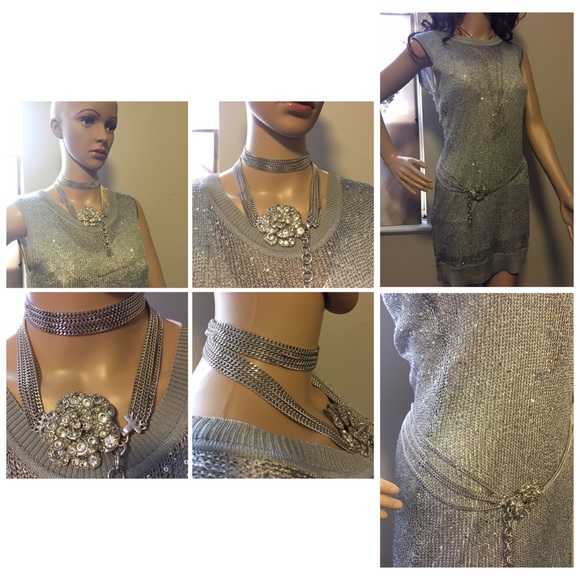 Authentic Chanel belt crystal rhinestone flower - Picture 6 of 13