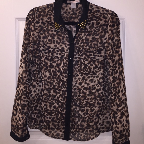 Leopard blouse