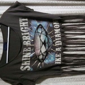 Fringe crop top