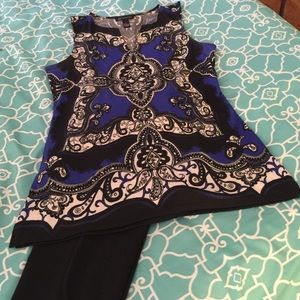 Reduced!!!! INC SLEEVELESS TUNIC SZ L NWOT