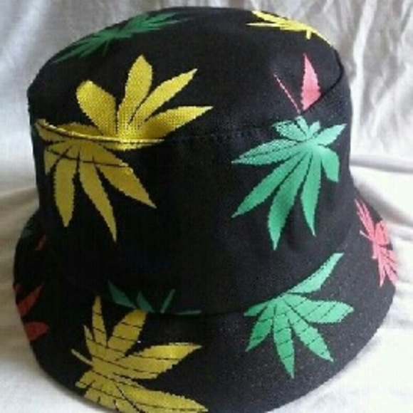 HUF  DESIGN BUCKET  RED GOLD & GREEN RASTA COLORS