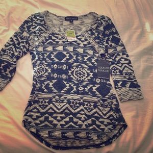 Semi sheer woven shirt