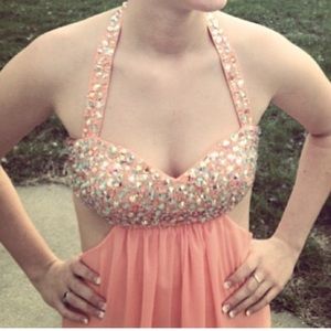 David's bridal's prom dress.