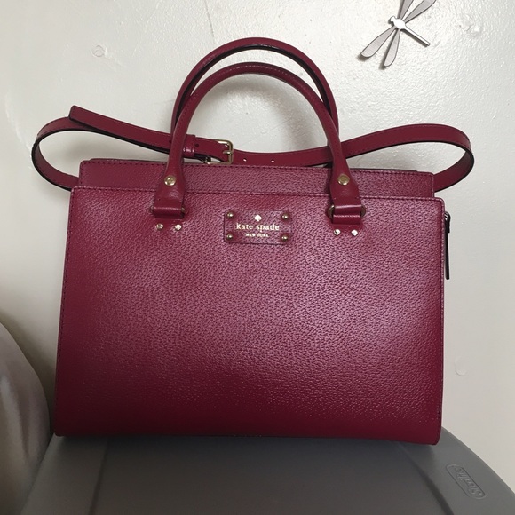 kate spade wellesley durham in plum