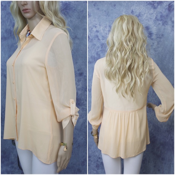 🌟2 x HP⭐ALICE+OLIVIA SILK BUTTON DOWN - Picture 4 of 4