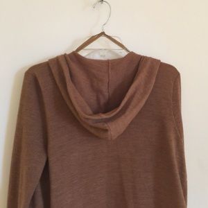 PRICE REDUCED!Camel hoodie Cynthia Rowley Cardigan