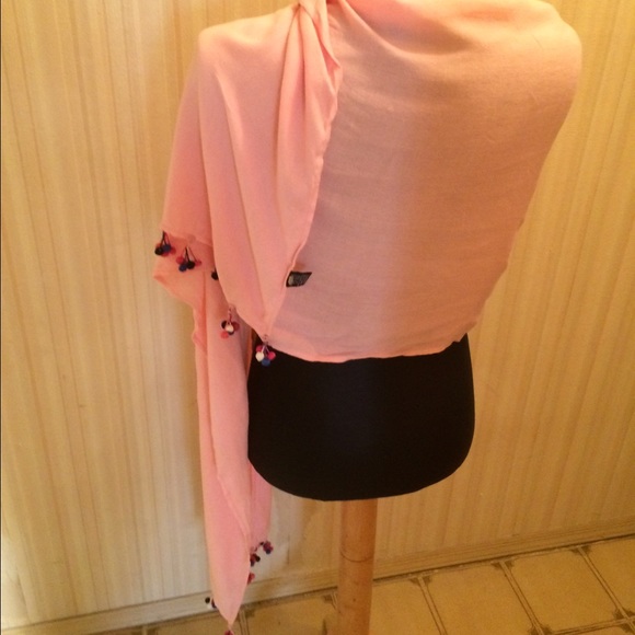 Gorgeous Pink Wrap Multicolor Pompom Cluster Trim - Picture 4 of 4