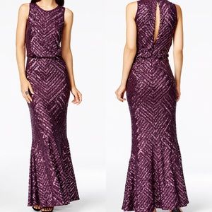Calvin Klien Mermaid silhouette Formal Gown NWT