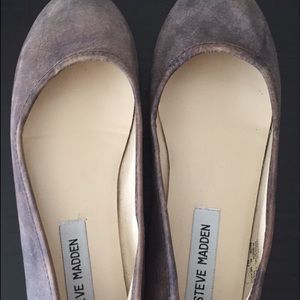 Steve Madden grey ballet flats size 6.5