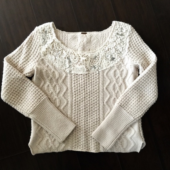 Free People Embellished Sweater