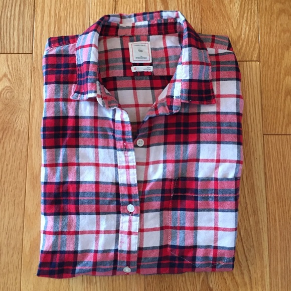 Gap Fitted Boyfriend Shirt XS