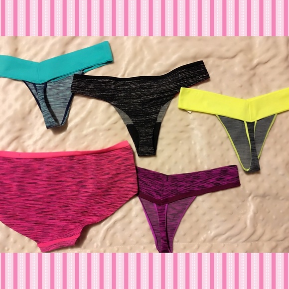 💜SOLD💜NEW Victoria's Secret Panty Thong Bundle - Picture 2 of 3