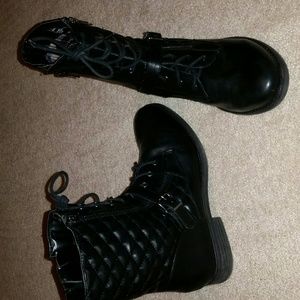 Black Combat Boots