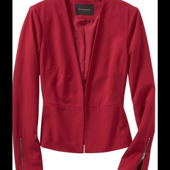 Banana Republic Jackets & Blazers - LAST ONE 🎈Beautiful Red Blazer ! 🎈