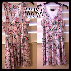 🎉🎈HP 🎈🎉Digital-print Zip-front Dress GUESS