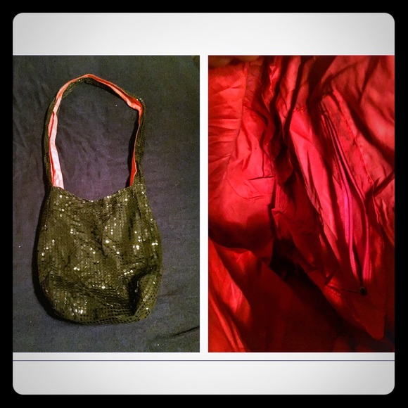 Black Glitzy Crossbody