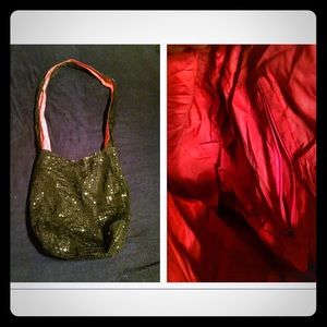 Black Glitzy Crossbody