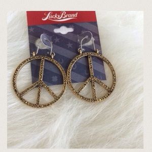 🆕 Listing Lucky Brand Peace Earrings