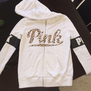 Cheetah Print Zip up jacket from PINK