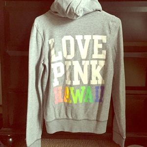 ALOHA Hawaii VS PINK zipper jacket