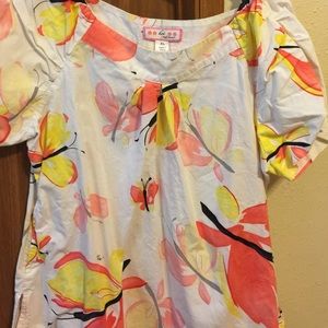 Super cute Koi brand scrub top XL