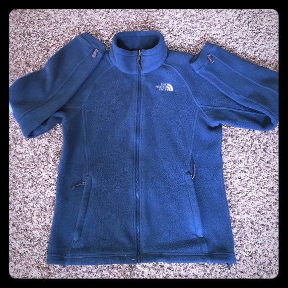 North Face zip up fleece