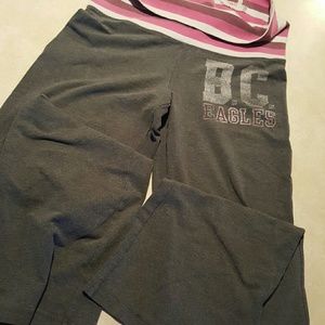 Pink yoga pants size medium