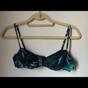 American Apparel tropical bikini top