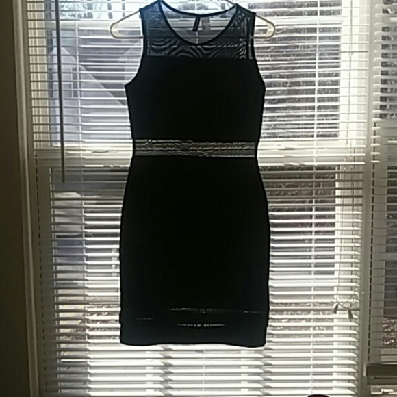 Dress in mesh bodycon - H&M